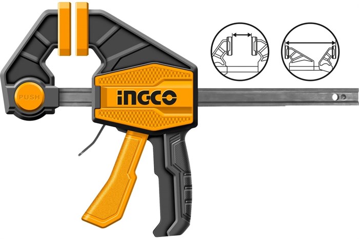 Быстрозажимная струбцина INGCO, 150 мм. 2717 - фото 5995